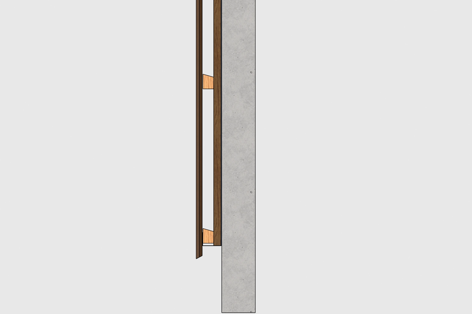 typical buil up detail for timber cladding using avara wood